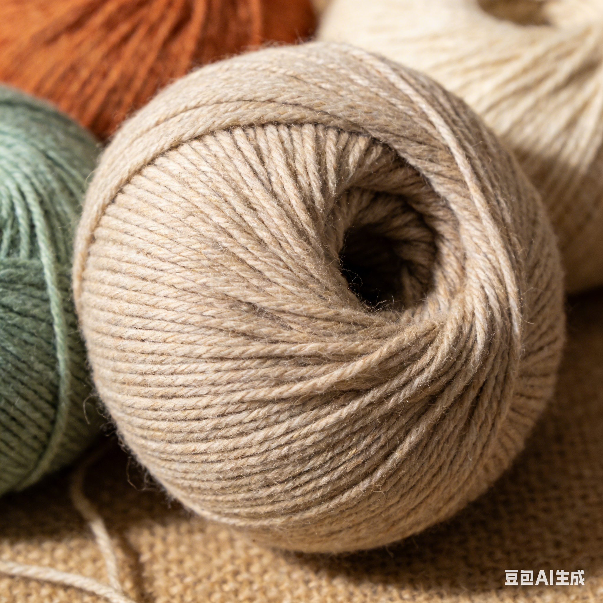 纯羊毛中粗线团